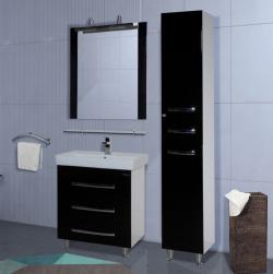 Мебель для ванной Bellezza Рокко 80 черная